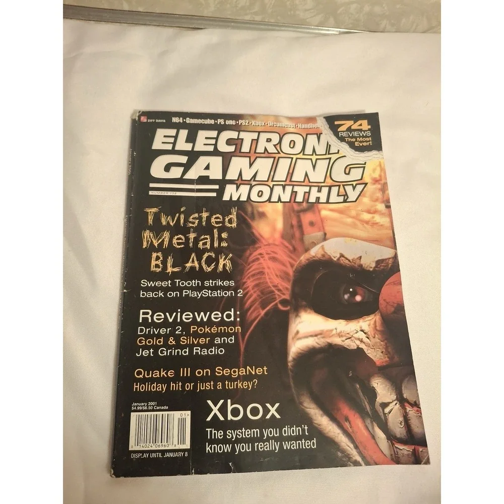 Electronic Gaming Monthly Magazine No. 138 - Twisted Metal Black-Evil Dead 2 Ad